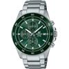 Casio Orologio Uomo CASIO EDIFICE EFR-526D-3AVUEF Chrono Bracciale Acciaio Verde