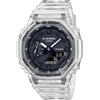 Casio Orologio CASIO G-SHOCK GA-2100SKE-7AER Silicone Trasparente Nero Sub 200mt