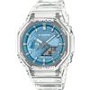 Casio Orologio CASIO G-SHOCK GA-2100BM-7A2ER Silicone Trasparente Celeste Sub 200mt