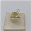 ANELLO DA UOMO SCUDO-SIGILLO IN ORO GIALLO 18KT 1,8 GRAMMI N.18 (8560)