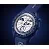 OMEGA Orologio Swatch × OMEGA Moon Swatch Snoopy Mission to Moon phase Blue...