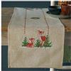 Vervaco Centrotavola Punto Croce Con Tela Aida CERVO Biancheria Da Tavola Set Fai Da Te Creativo Punto Croce Contato Kit 29 x 102 cm Hobby Creativi Adulti Casa Decor Cross Stitch Runner