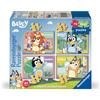 Ravensburger - My first Puzzle Bluey, Puzzle Bambini, Puzzle 18 mesi, 4 puzzle i