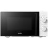 COMFEE' Forno a Microonde 20 litri, 700W, 5 Livelli di Potenza, Scongelamento Rapido, Facile da Pulizia, Timer Manuale, Design Compatto, Ideale per Piccole Cucine, Colore Bianco - CMO-MM20L2NFPE(WH)
