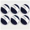 MARUSSIA Lillemor by Permin - 6 gomitoli di lana merino biologica per bambini, bambini e adulti (10 blu navy/blu)