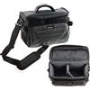 Navitech Grey Shoulder Camera Bag For Nikon D5200 Digital SLR Camera