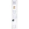 VALENTI & CO. - Disney Re Leone Simba - Argento - Metro da Parete per Bambini per Decorazioni Cameretta - Idea Regalo Battesimo o Compleanno - Argento - Portafoto - 76L x 13l cm