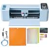 VEVOR Macchina da Taglio per Vinile 305 mm Plotter da Taglio Vinile, Kit Termovinile con Accessori Oltre 20000 Risorse di Progettazioni Integrate Sistema Compatibile Android iOS Mac Windows