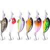 1 set di 6 pezzi esche colorate di pesca peschereccio esca vitale