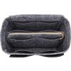 LEXSION Organizer per borsa in feltro con cerniera per borsa da trasporto per Speedy Neverfull PM MM grigio Slender grande
