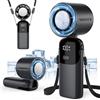 Namouk Ventilatore Portatile,2 in 1 Ventilatore da Tavolo,3600 mAh Mini Ventilatore Portatile Silenzioso con 100 Velocità,Autonomia 13+ h,LED Display Piccolo Ventilatore USB Ricaricabile per Viaggi,Campeggio