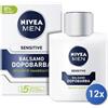 Nivea 12x Bundle Nivea Men Shave Balsamo Sensitive Ml 100