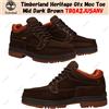 Timberland Heritage Gtx Moc Toe Mid Dark Brown TB0A2JU5ANV taglia uomo