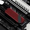 Lavandino di riscaldamento in alluminio M.2. 2280 SSD Cooler Texture Fin