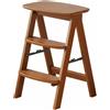 Sgabello-Scaletta Pieghevole Tre Gradini Salvaspazio per Cucina, Adulti,