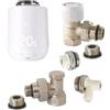 SOMATHERM FOR YOU - Kit Elettronico Connesso WIFI Universale Completo 3/8 (12x17) o 1/2 (15x21) - Connessione M30x1,5 - Guarnizione O-Ring - Multicolore