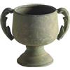 Vaso su Colonna Piedistallo Shabby Chic Fioriera con Piedistallo Rustico