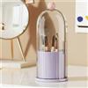 Portapennelli Girevole con Coperchio Rotazione a 360° per Bagno, Donne,