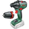Bosch AdvancedDrill 18 Trapano Avvitatore Cordless 2 Velocità Verde