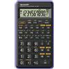 Sharp Calcolatrice scientifica EL-501T 12 cifre Nero e Porpora