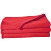 Poyet Motte Made In France Poyet Motte poleco Coperta in Pile Poliestere Fragola, Poliestere, Fragola, 260 x 240 cm