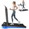 HOMEFITNESSCODE Tapis Roulant Elettrico Salvaspazio 8% 3 IN 1 Walking Pad Pieghevole 2.5CV Tapis