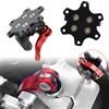 Areyourshop 70mm Steering Wheel Quick Release Hub Adattatore per Thrustmaster/Logitech Nero#