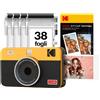 KODAK Mini Shot 2 Retro Regalo di Natale 4PASS 2-in-1 Fotocamera istantanea e st