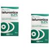 GR FARMA GRfarma Acido Ialuronico 0,2% Gocce Oculari Idratanti e Rinfrescanti 10 ml (2 Co