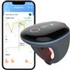ViATOM Saturimetro da Dito con Sveglia，Pulsossimetro da Dito con Bluetooth, Ossimetro d