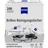 ZEISS Salviette per la pulizia degli occhiali con alcool, 200 pezzi per una puli