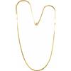 Collana Snake piattina in ORO GIALLO 45cm Lucida ORO 18 KT 750% List. 595€