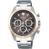 SEIKO SELECTION Orologio Uomo Seiko Spirit Chronograph SBTR026 Quadrante Marrone Acciaio...
