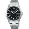 SEIKO 5 Sports SRPJ81K1 Orologio Militare Automatico Uomo Acciaio Quadrante Nero