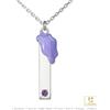 U-Treasure Pokemon Collana Idem & Plate Collana Argento Unisex Ciondolo Metamone