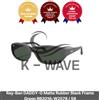 Ray-Ban DADDY-O gomma opaca montatura nera verde RB2016-W2578 / 59