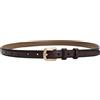 Cintura donna in similpelle con fibbia a spillo larga 1,8 cm adatta a misure da