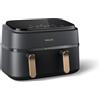 Philips Serie 3000 Airfryer doppio cestello, friggitrice ad aria da 9.0L, 12