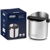 De Longhi De'Longhi Coffee Knock Box DLSC084, Raccolta Fondi Caffè, Acciaio Inossidabile,