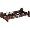 Stefanplast Cantinetta 6 Posti 60x30x12 cm Marrone Impilabile