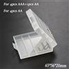 none 4/6/8/10 Grid AA AAA portabatterie in plastica custodia Organizer contenitore