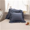 2PCS Federa Cuscino Copertura Quadrata Con Balza Cotone Misto No Core 45x45cm