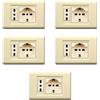 Electron CONFEZIONE DA 5 PLACCHE IN TECNOPOLIMERO, COMPATIBILE CON BTICINO MAGIC, 2 MODUL