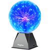 Theefun Sfera al Plasma 8 Pollici, Lampada al Plasma Magica Touch e Sound, Plasm
