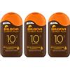 bilboa 3pz Bilbola Carrot Plus SPF10 latte solare abbronzante resist. all'acqua 200ml