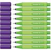 Schneider, Link-It 191201, pennarelli fini, confezione da 10 Standard daytona-violet