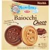 Mulino Bianco Biscotti Baiocchi Choco Biscotto di Pastafrolla e Tavoletta di
