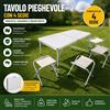 Tavolo Pieghevole Esterno Campeggio Portatile Giardino Pic Nic Richiudibile