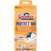 Spontex Guanti Protect 100, Guanti in Vinile, Ipoallergenici, Senza wkhs