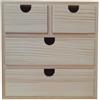 Mini Cassettiera Tre Cassetti Con Serratura Organizer da Scrivania Multiuso